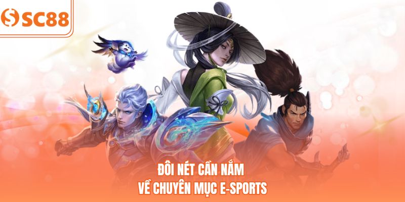 Đôi nét cần nắm về chuyên mục E-sports