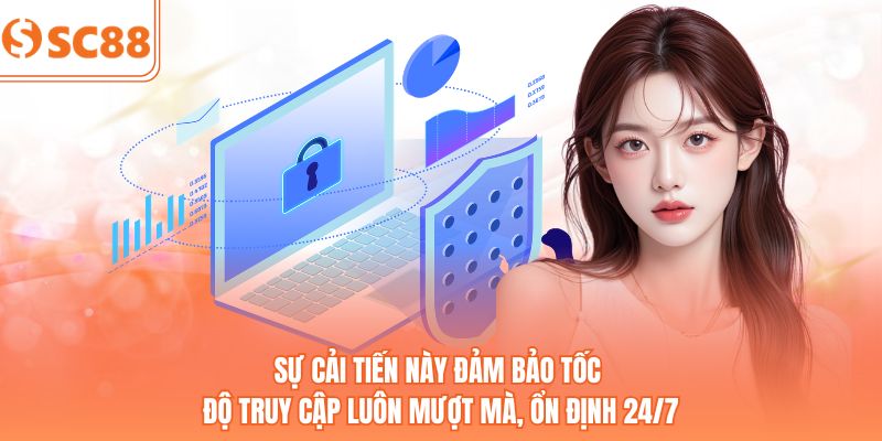 Sự cải tiến này đảm bảo tốc độ truy cập luôn mượt mà, ổn định 24/7